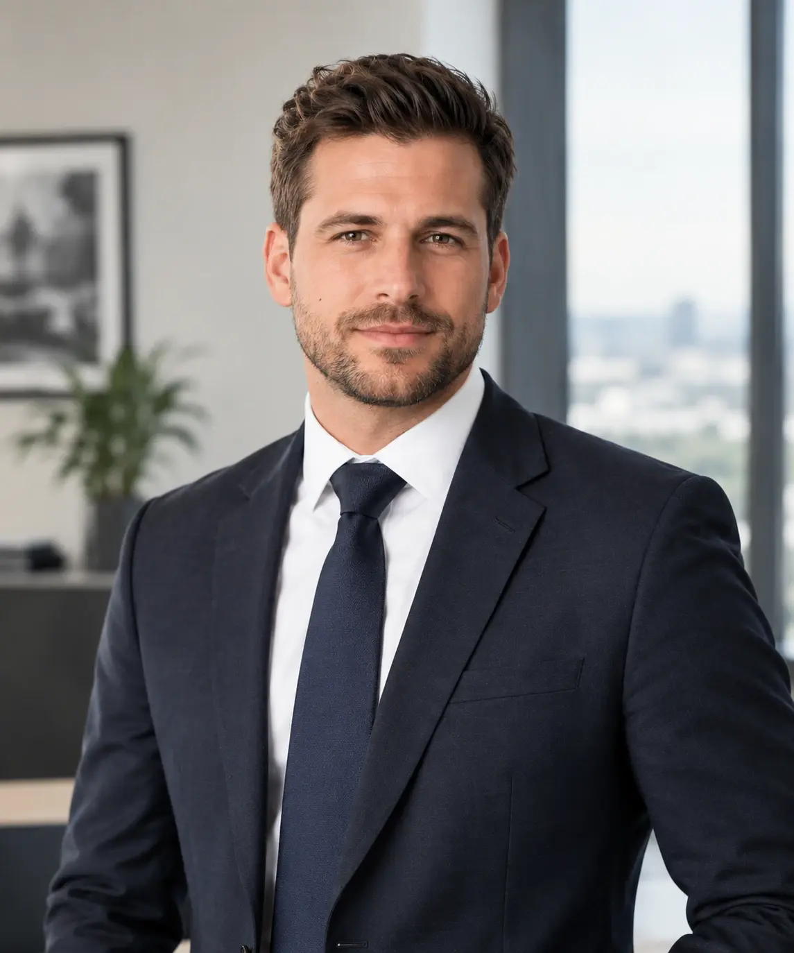Thomas von Donnerstein, Gründer von Pflege Capital, im Büro